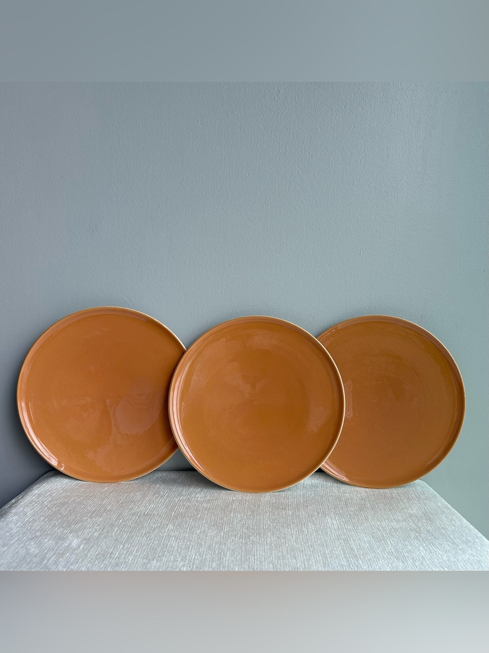 (3) vintage modern china plates/ben siebel